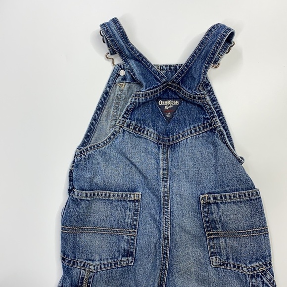 OshKosh B'gosh Denim Overalls 24M - Picture 6 of 9